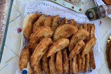 Animado concurso de repostería en el Caserío de Gando (Foto TA)